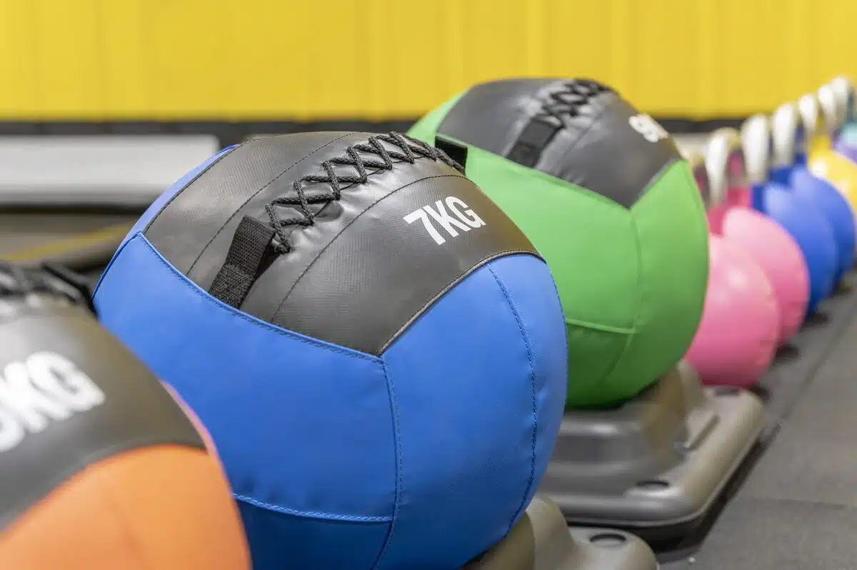 balones medicinales de colores